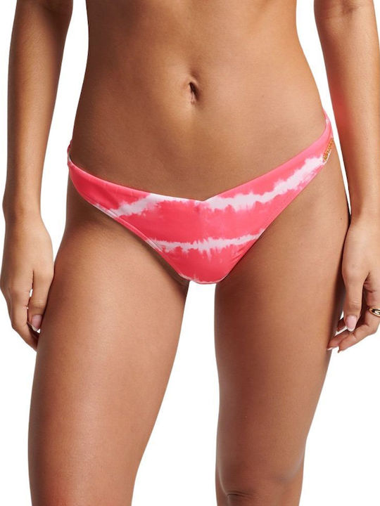 Superdry Brief Bikini Slip Ροζ