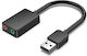 Vention Εξωτερική USB Κάρτα Ήχου 2.0 CDYB0