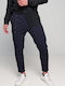 0398 Trousers Chino Elastic in Regular Fit Navy Blue