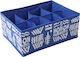 Estia Οργανωτής Συρταριών σε Μπλε Χρώμα 24x13x32cm