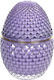 Keskor Easter Egg Glass Easter Egg Glass in Purple color
