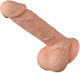 Baile Beautiful Encounter Bahamut Realistic Dildo with Scrotum & Suction Cup Flesh 21.8cm