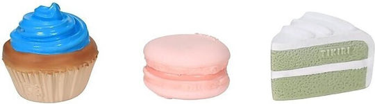 Tikiri Cupcake Kuchen Macaroon Beißringe Zahnen Linderung aus Gummi für 0 m+ 3 Stück