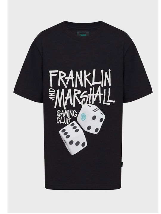 Franklin & Marshall Тениска Черен