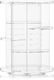 InnovaGoods InnovaGoods Drehbarer Kosmetikorganisator mit Trennzeichen Transparent 30x23x23cm