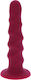 ToyJoy Get Real Ribbed Dildo με Βεντούζα Φούξια 15cm