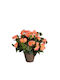 Supergreens Artificial Plant in Small Pot Begonia Orange 37cm 1pcs