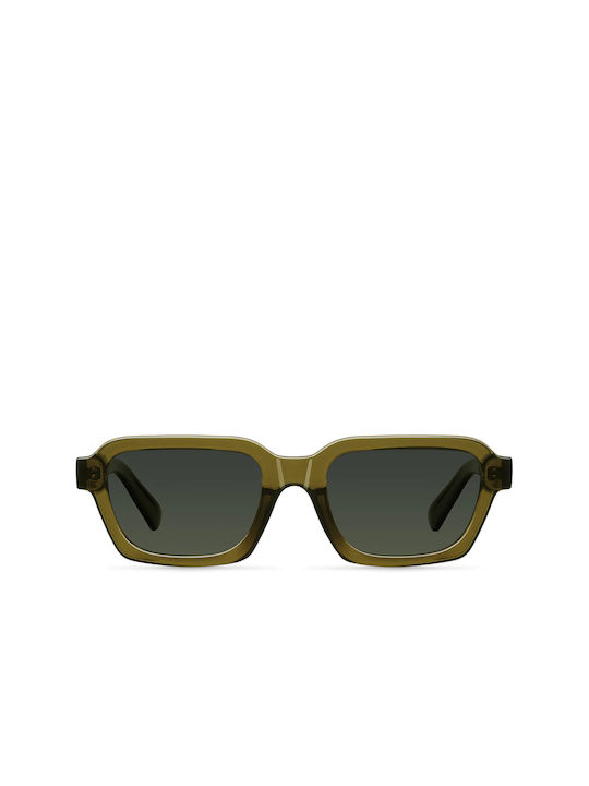 Meller Adisa Sunglasses with Ochre Olive Plastic Frame and Green Gradient Polarized Lens AD-OCHREOLI