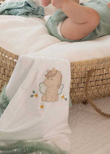 Mayoral Pătură Pepinieră Swaddling pături Albastră 80x90cm