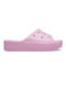 Crocs Classic Women's Platform Slides Pink