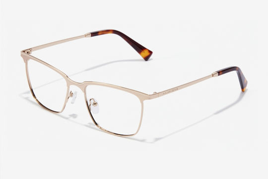Hawkers Abymes Metal Blue Light Blocking Glasses Gold