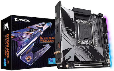 Gigabyte B760I Aorus Pro DDR4 (rev. 1.0) rev. 1.0 Wi-Fi Placă de bază Mini ITX cu Intel 1700 Socket