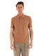 Lacoste Men's Short Sleeve Blouse Polo Brown