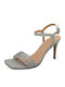 Sandals with Strass Silver