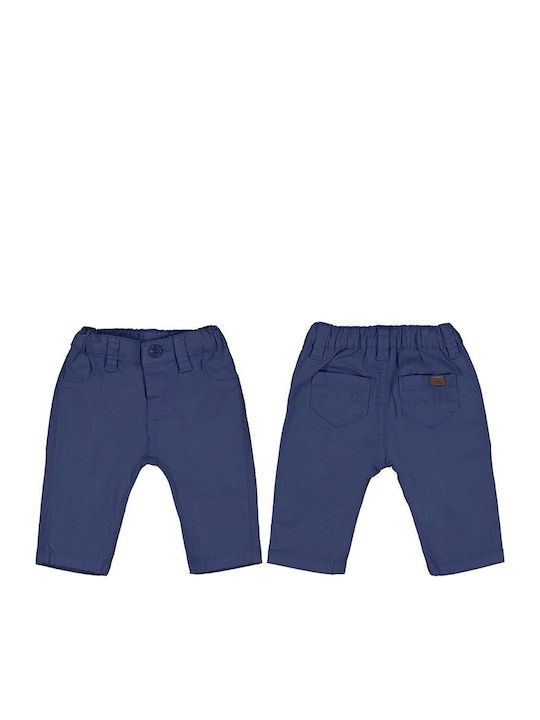 Mayoral Kids' Fabric Pants Blue