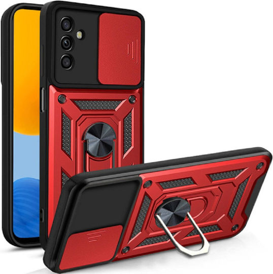 Bodycell Armor Slide Umschlag Rückseite Kunststoff Rot (Galaxy A13 5G)