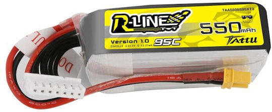 Tattu R-Line Μπαταρία Li-Po 22.2V 550mAh 95C 6S XT30 για Drone