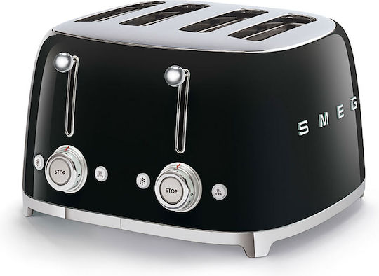 Smeg Φρυγανιέρα 4 Θέσεων 2000W Μαύρη
