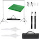 vidaXL Set Lights and Background Lighting Kit for Studio