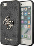 Guess Big 4G Logo Synthetic Leather Back Cover Gray (iPhone SE 2022/2020/8/7)