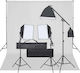 vidaXL Lighting Kit With Tripod