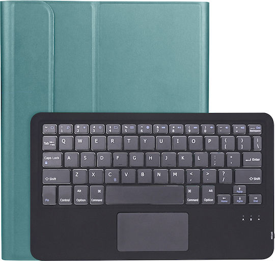 Touch Pad Flip Cover with Keyboard in English US Dark Green (iPad Air 2019 / iPad Pro 2017 10.5")