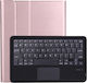 Флип Капак Touch Pad с Клавиатура на Английски Език САЩ Розово Златен iPad Air 2019 / iPad Pro 2017 10.5"