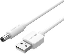 Vention 1.5m USB 2.0 Cable A-Male to DC White (CEYWG)