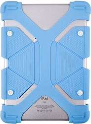 Defender Umschlag Rückseite Silikon Blau (Universal 9-12" - Universell 9-12 Zoll)