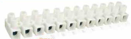 Κλέμα Σειράς 12 θέσεων 4mm-6mm 3A/450V (14-00152)