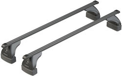 Nordrive Μπάρες Οροφής Μεταλλικές για Citroen C8 11-02-12-13 (Σετ με πόδια και κλειδαριά) Μαύρες
