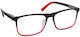 Eyelead E238 Reading Glasses +1.50 Black Red E 238