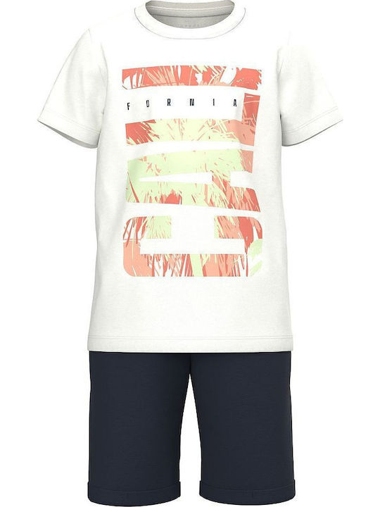 Kids' Set with Shorts Summer 2pcs White