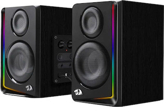 Arrango STYX-2 2.0 Speakers with RGB 6W Black