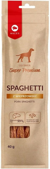 Maced Spaghetti Nudeln Hund mit Schweinefleisch 40gr