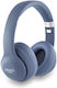Vieta Pro Swing Wireless / Wired Over Ear Headphones with 20 hours of Operation Blue