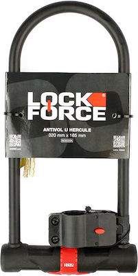 Abus U-lock Lockforce Hercule Αντικλεπτικό Πέταλο Μοτοσυκλέτας με Διαστάσεις Μ32xΠ16.5εκ.