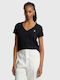 Damen T-Shirt Schwarz