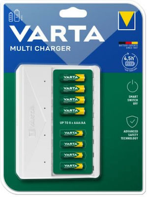 Varta USB Ladegerät 8 Batterien Ni-MH Größe AA/AAA