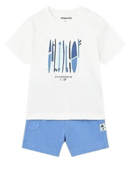 Mayoral Kinder-Set mit Shorts Sommer 2Stück Hel...
