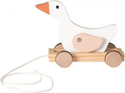 Egmont Slide Toy Pull Along Duck made of Wood for 18++ Months