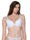 Luna Push Up Bra White