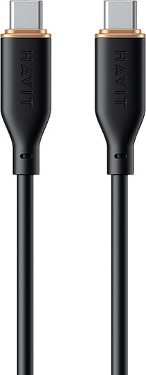 Havit CB603 USB 2.0 Kabel USB-C männlich - USB-C Schwarz 1,2 m