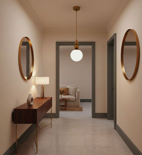 Megapap Latona Κρεμαστό Φωτιστικό Χρυσό 15x15x70εκ.