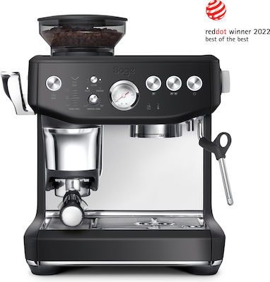 Sage The Barista Express Impress SES876BTR4EEU1 Automatische Espressomaschine 1850W Druck 15bar für Cappuccino mit Mahlwerk Schwarz