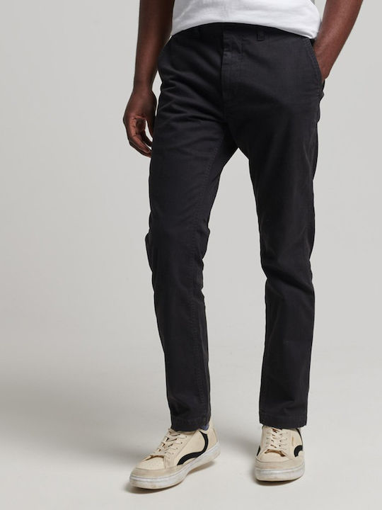 Officers Trousers Chino in Slim Fit Jet Black