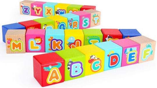 Top Bright Educational Building Blocks Alphabet and Numbers Wooden for 1+ Years 80 Pieces