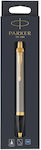 Parker Στυλό Rollerball IM Brushed Metal BL M Blue