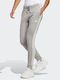 Adidas Essentials 3-Stripes Women's Jogger Sweatpants Medium Grey Heather