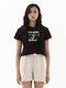Emerson Women's Athletic Crop T-shirt Black